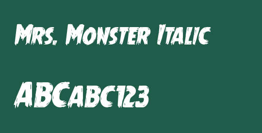 Mrs. Monster Italic