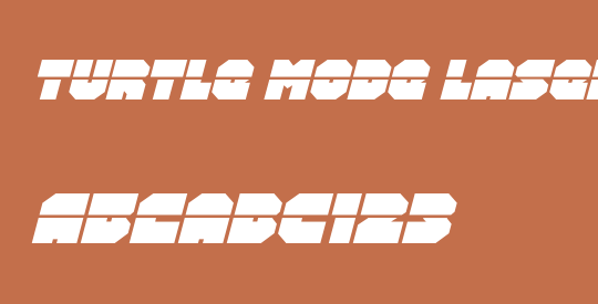 Turtle Mode Laser Italic