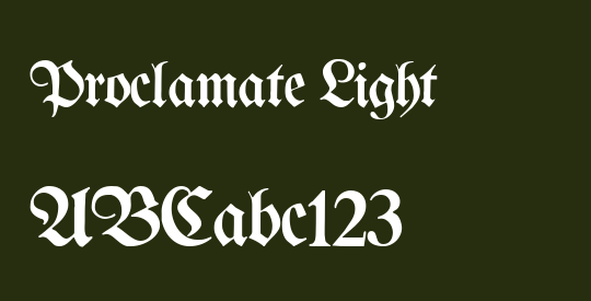 Proclamate Light