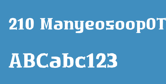 210 ManyeosoopOTF