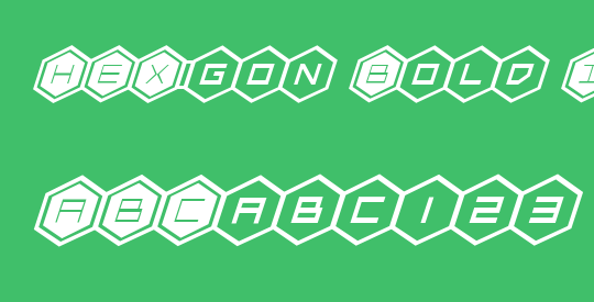 HEX:gon Bold Italic