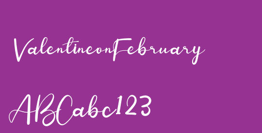 ValentineonFebruary
