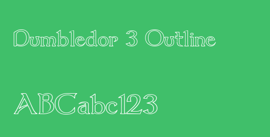 Dumbledor 3 Outline