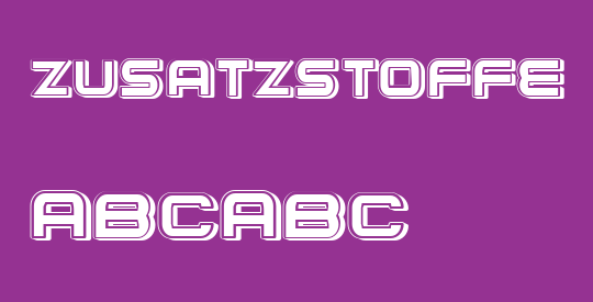 Zusatzstoffe
