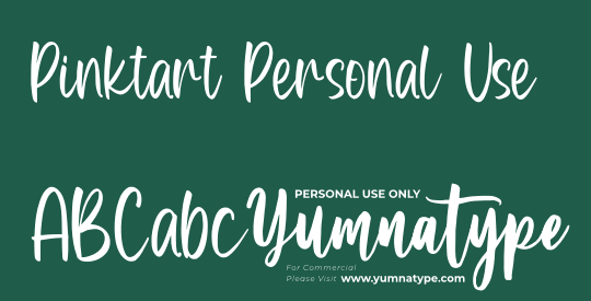 Pinktart Personal Use