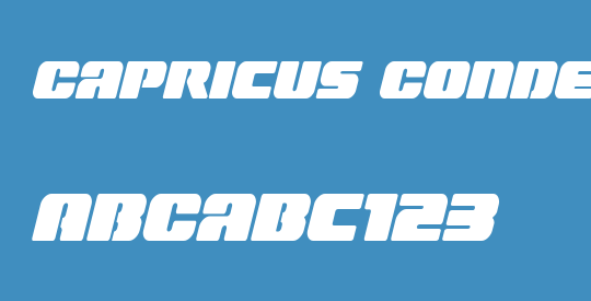 Capricus Condensed Semi-Straight