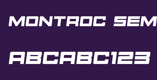 Montroc Semi-Italic