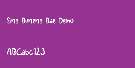 Sing Buneng Bae Demo