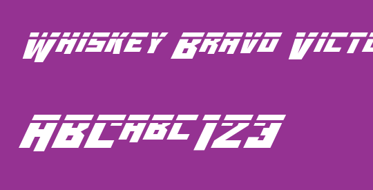 Whiskey Bravo Victor Laser