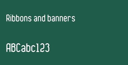 Ribbons and banners
