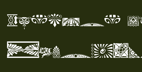 Nouveau Rococo Deco Dings I