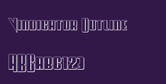 Vindicator Outline