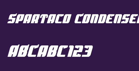 Spartaco Condensed