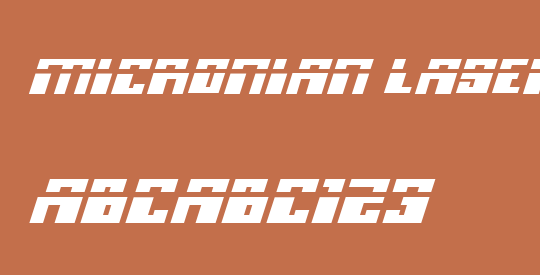 Micronian Laser Italic