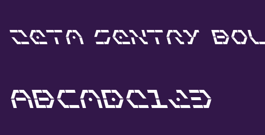 Zeta Sentry Bold Leftalic