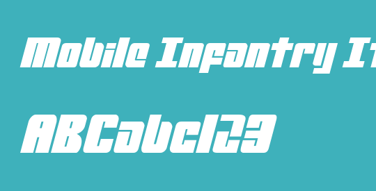 Mobile Infantry Italic