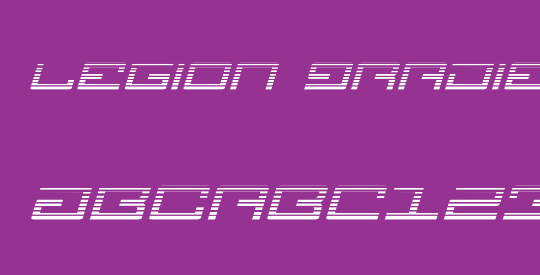 Legion Gradient Italic