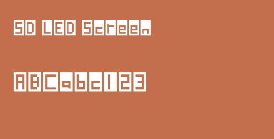 SD LED Screen