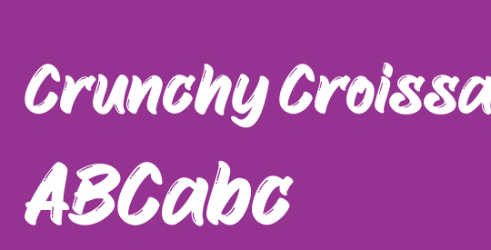 Crunchy Croissant Rfl