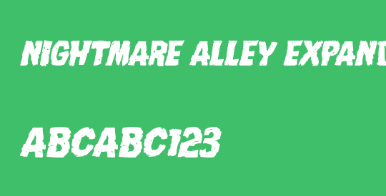 Nightmare Alley Expanded Italic