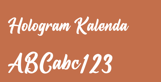 Hologram Kalenda
