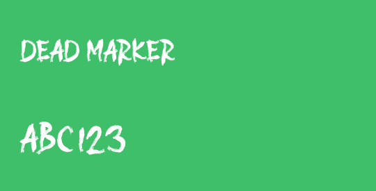 DEAD MARKER