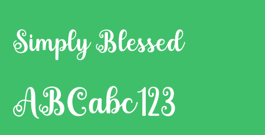 Simply Blessed
