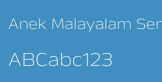 Anek Malayalam SemiExpanded ExtraLight