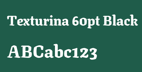 Texturina 60pt Black