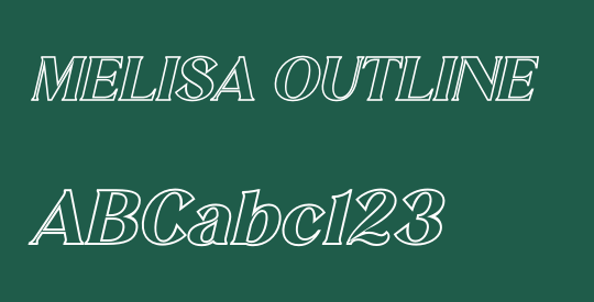 MELISA OUTLINE