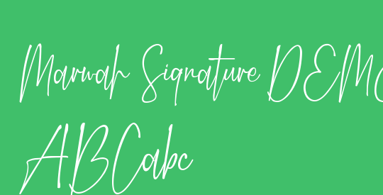 Marwah Signature DEMO (Personal