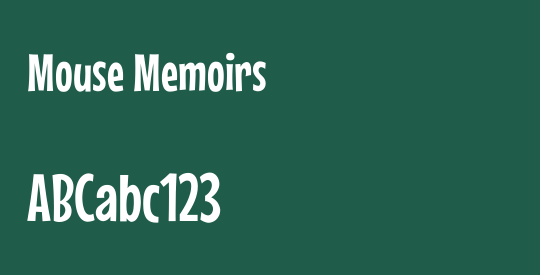 Mouse Memoirs