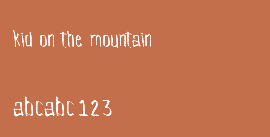 Kid On The Mountain
