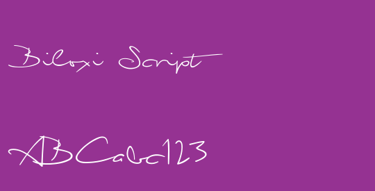 Biloxi Script