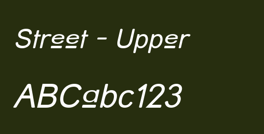 Street - Upper
