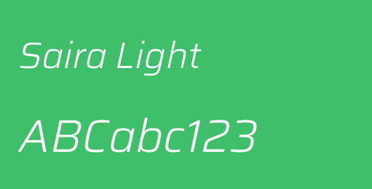 Saira Light