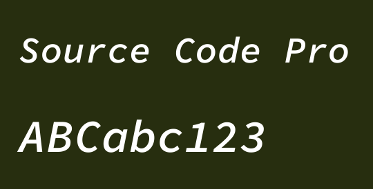 Source Code Pro SemiBold