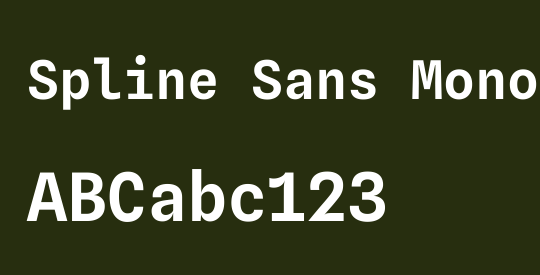 Spline Sans Mono SemiBold