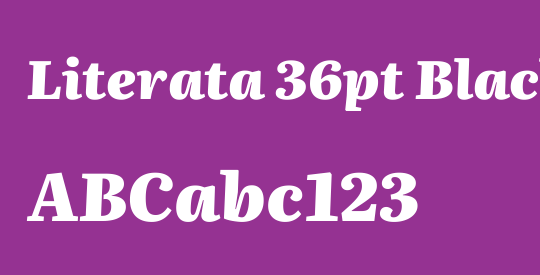 Literata 36pt Black