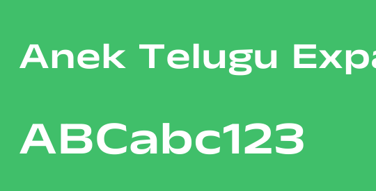 Anek Telugu Expanded SemiBold