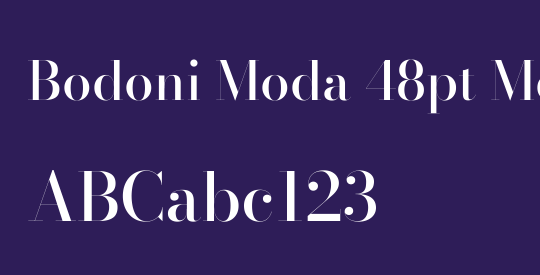 Bodoni Moda 48pt Medium