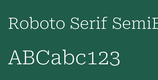 Roboto Serif SemiExpanded ExtraLight