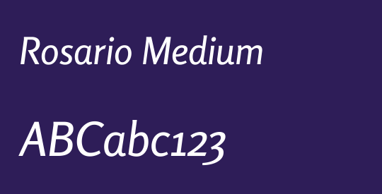 Rosario Medium