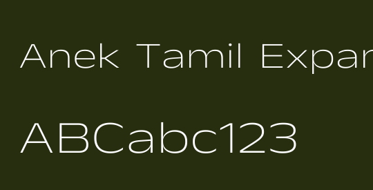 Anek Tamil Expanded ExtraLight