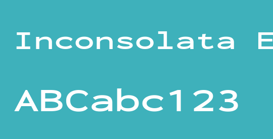 Inconsolata ExtraExpanded
