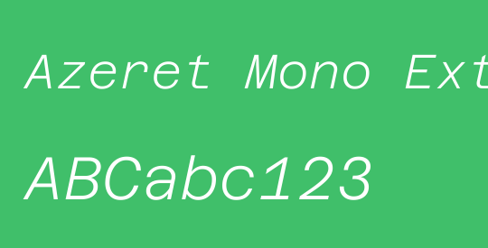 Azeret Mono ExtraLight