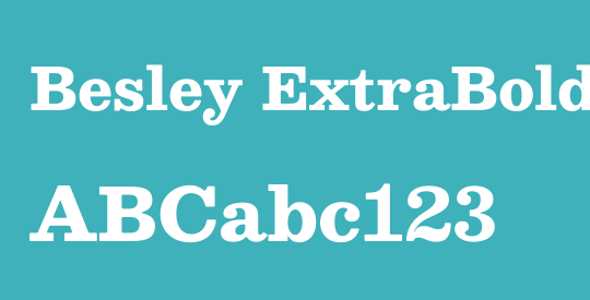 Besley ExtraBold