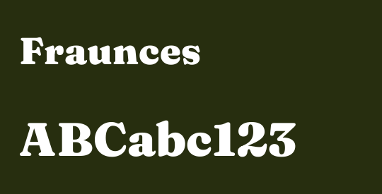 Fraunces