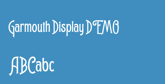 Garmouth Display DEMO