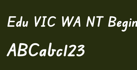 Edu VIC WA NT Beginner